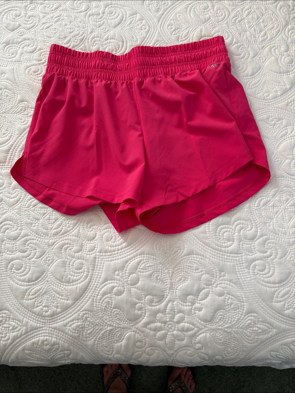 DSG Women's Athletic Shorts in Pink Spirit Color